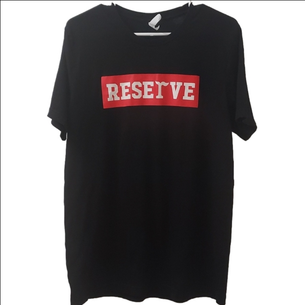 Reserve Black Large Tee